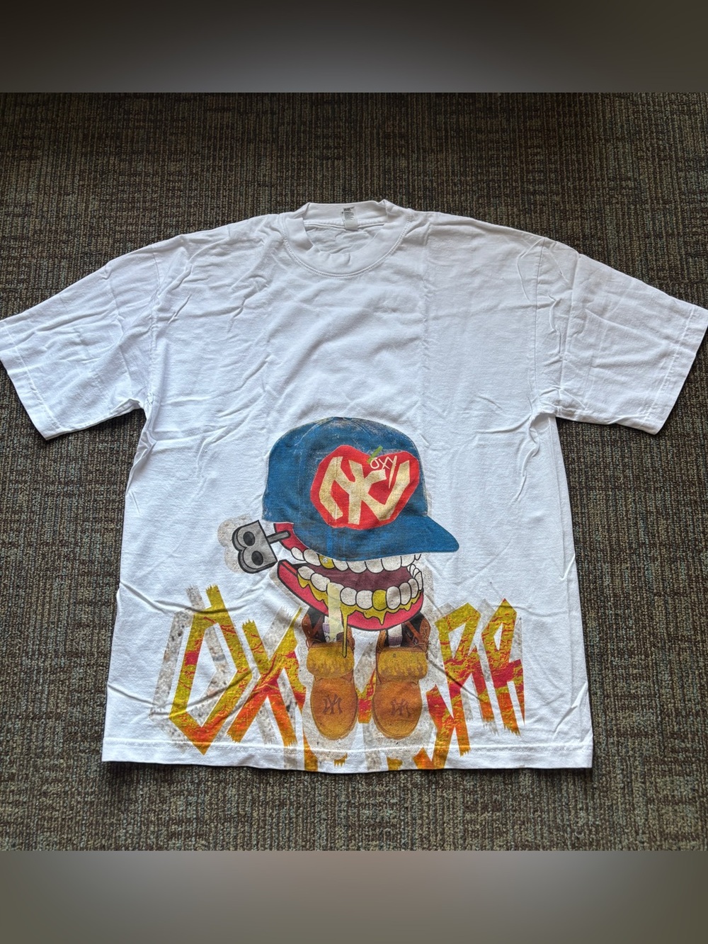 NEW Oxymorrons White Unisex T-shirt WARPED TOUR Merch PROJECT BIG APPLE NYC L